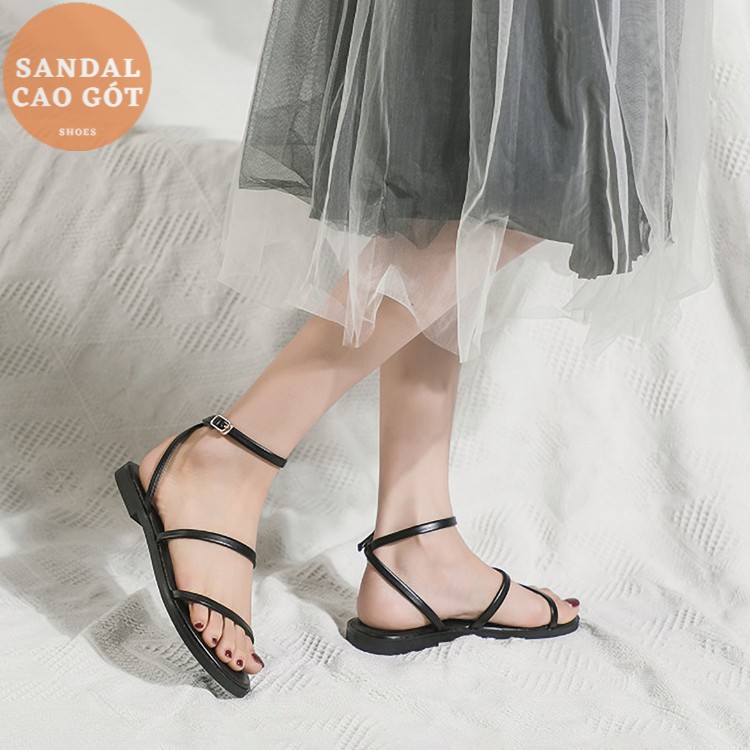 Giày Sandal 3 quai chéo gót Giày dép xinh MYS