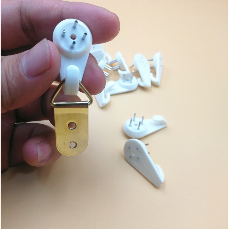 Đinh treo tường 4 chân treo khung ảnh treo đồng hồ đồ dùng gia đình không cần khoan DT01