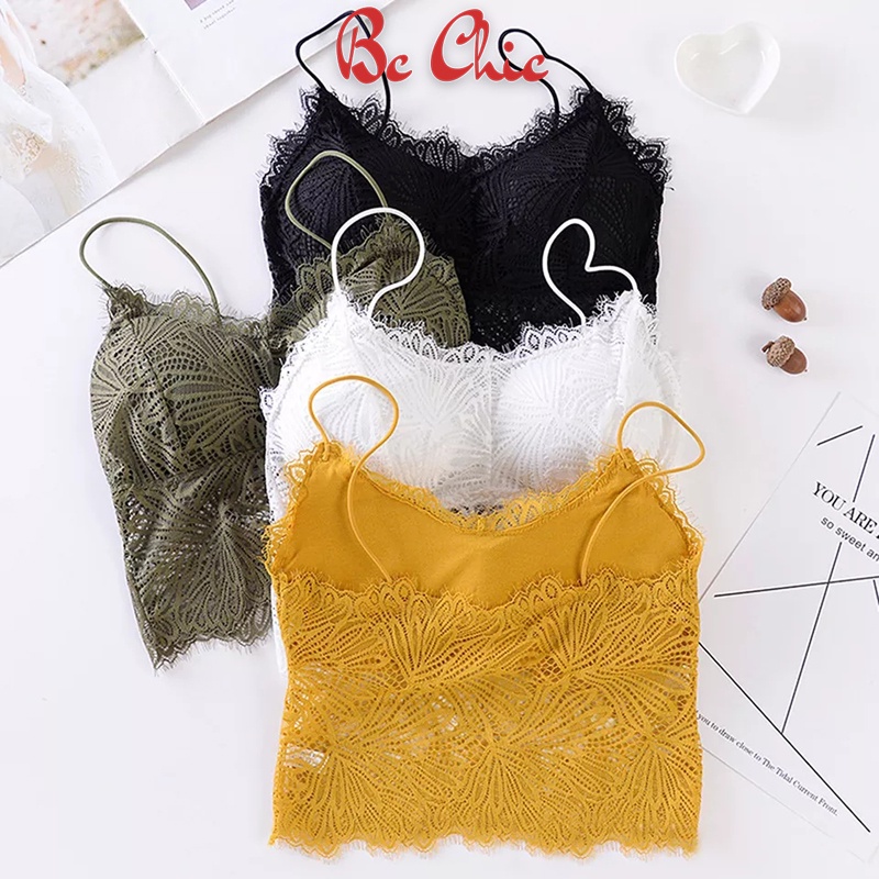 ÁO BRA REN ĐỘC ĐÁO 2 DÂY MẢNH SEXY CUỐN HÚT 2817 BC_CHIC LINGERIE