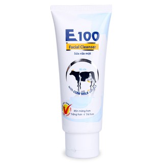 🍀🍀Sữa Rửa Mặt E100 - Bò Trắng Da Mịn Màng 80ml