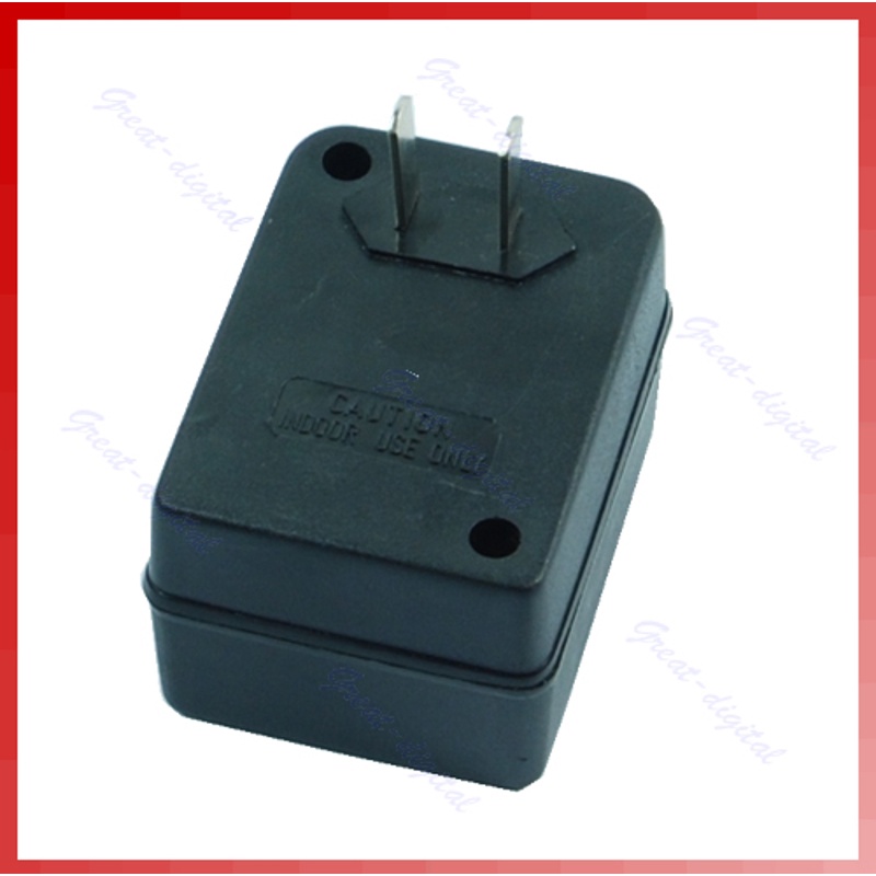 1 Đầu Chuyển Đổi Điện Áp 110v Us Sang 220v Us Eu Màu Đen