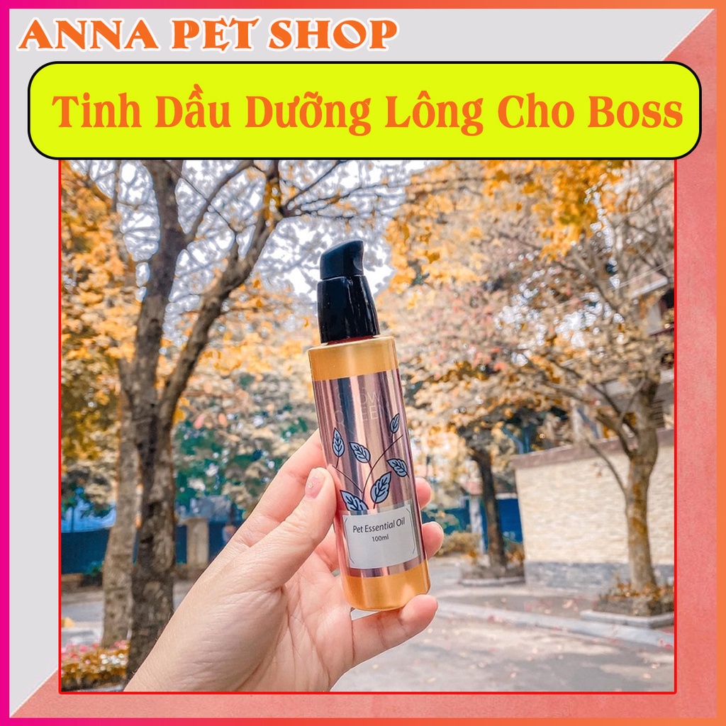 Tinh Dầu Show Queen Dưỡng Lông Khử mùi Hôi Cho Thú Cưng 100ml - Bản Auth