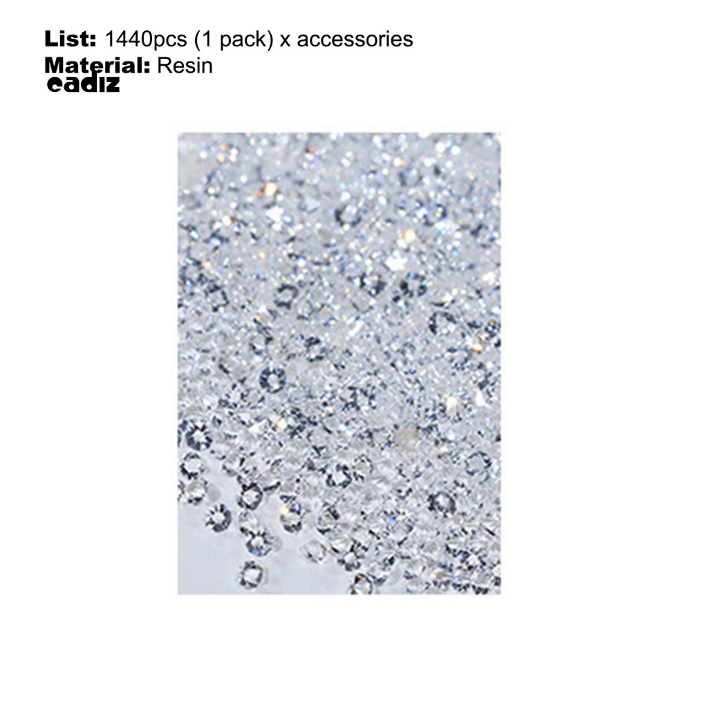 Hộp Đá Kim Cương Giả Nhiều Màu Trang Trí Móng Tay