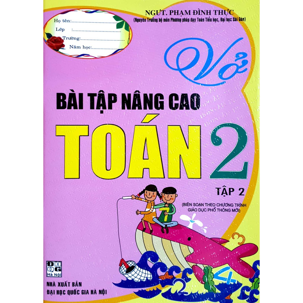 Sách - Vở bài tập nâng cao Toán 2 tập 2 (Biên soạn theo chương trình giáo dục phổ thông mới)