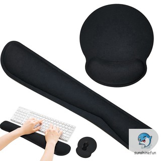 Set đệm kê tay khi sử dụng bàn phím+chuột máy tính êm ái