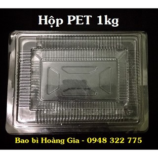 50 Hộp nhựa PET trong 1kg