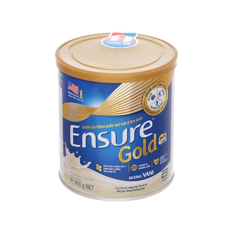 SỮA BỘT Ensure Gold Abbott Hương Vani bổ sung dinh dưỡng cho cơ thể