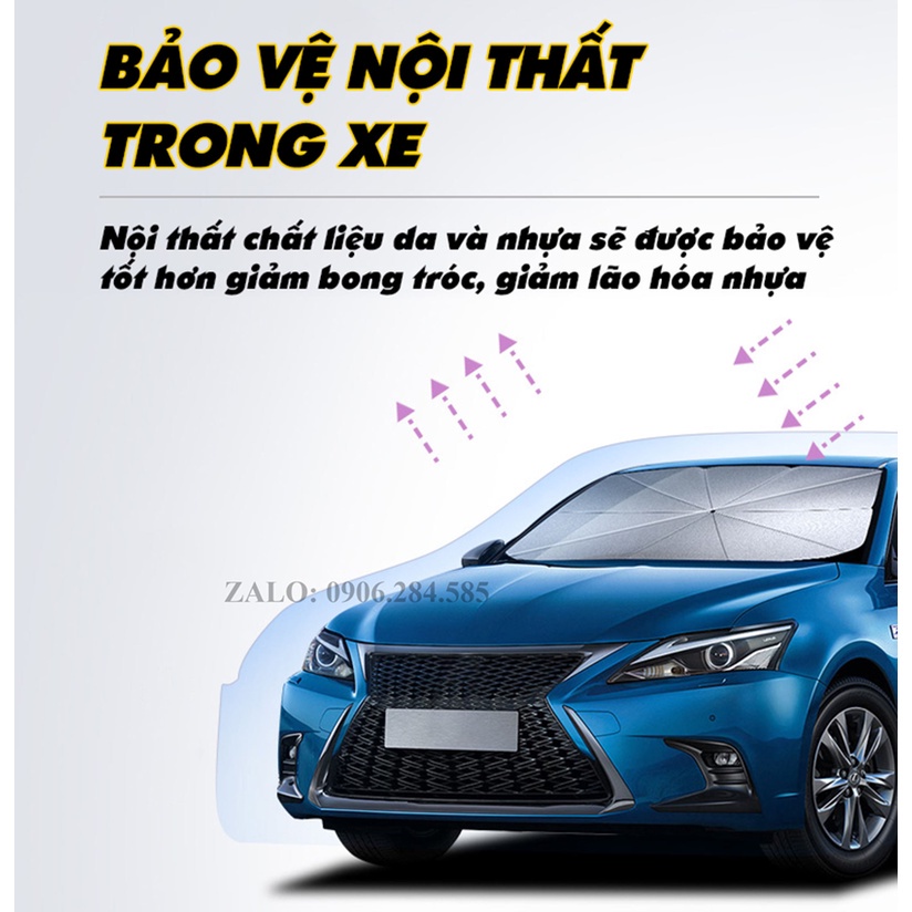 Dù che nắng Ô TÔ - Ô che nắng kính lái - Chống tia UV cho xe hơi