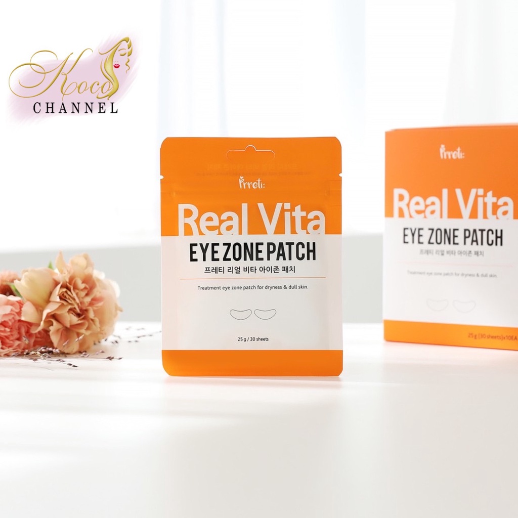 Mặt nạ mắt Prreti Real Vita Eyezone Patch Nội Địa Hàn Quốc