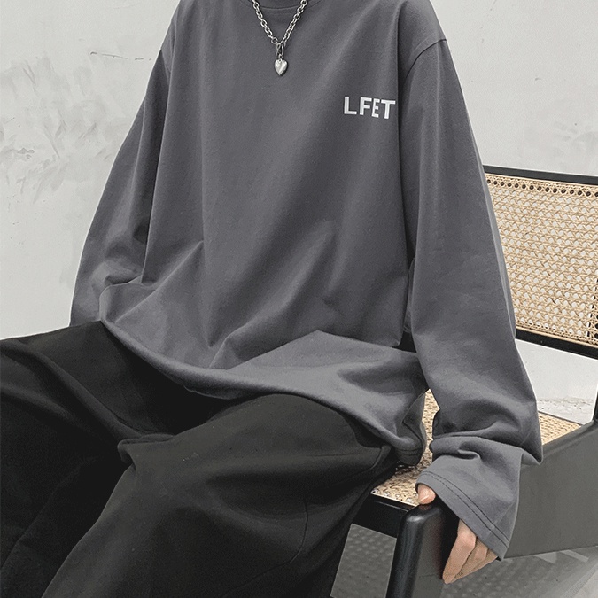 Áo phông nam nữ Mavota áo thun unisex form rộng dài tay oversize Left AH211