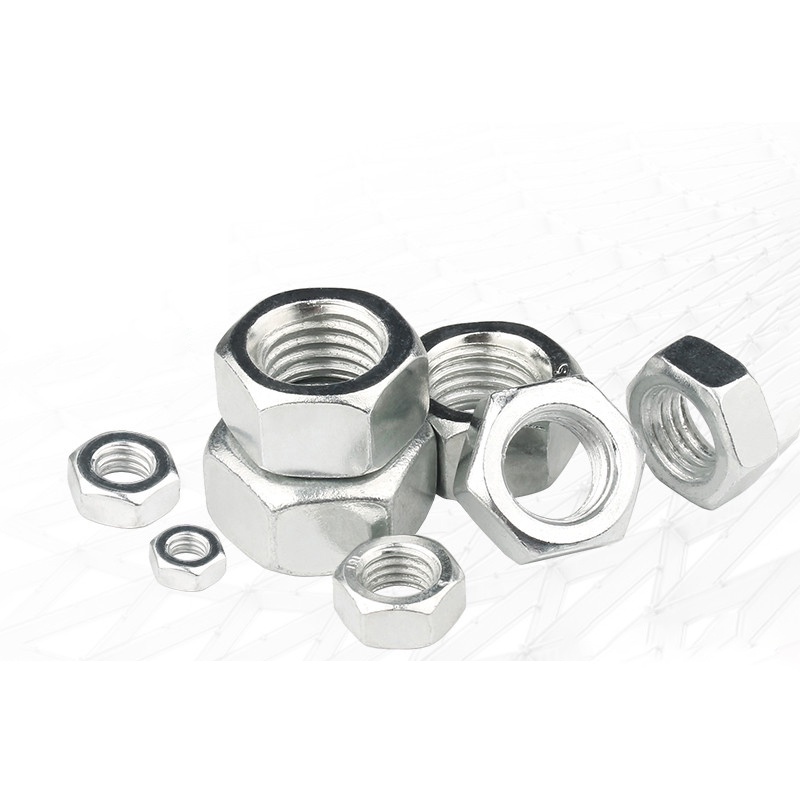Đai Ốc Lục Giác Mạ Kẽm M3 M4 M5 M6 M8 M10 M12