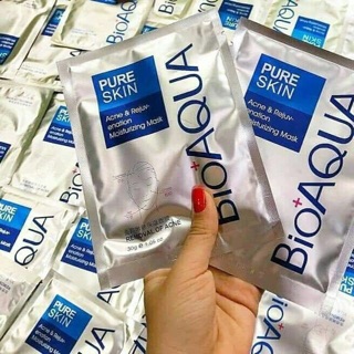 Mặt nạ bioaqua pure skin NGĂN NGỪA MỤN, GIẢM SƯNG ĐỎ DO MỤN