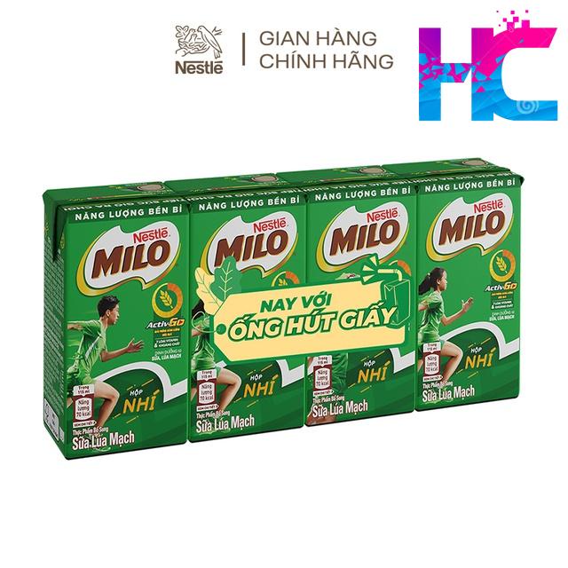 Sữa lúa mạch Nestlé MILO thùng hộp 115ml - 180ml