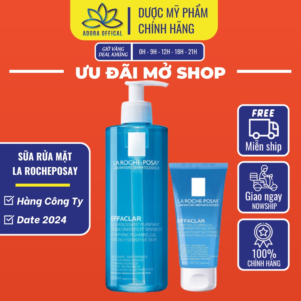 SỮA RỬA MẶT LA ROCHE POSAY CHÍNH HÃNG 100%