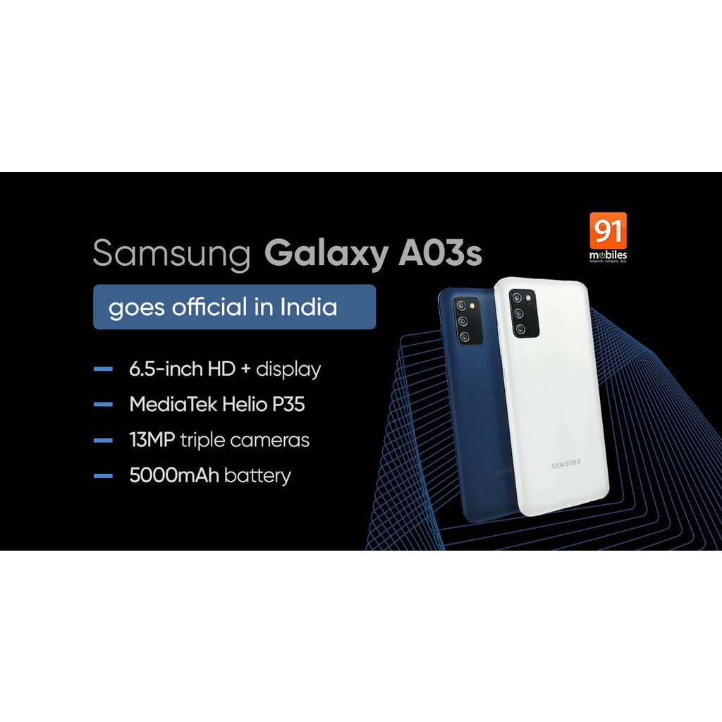 Điện thoại Samsung Galaxy A03s - Hàng Chính Hãng mới 100% Nguyên Seal ! | BigBuy360 - bigbuy360.vn