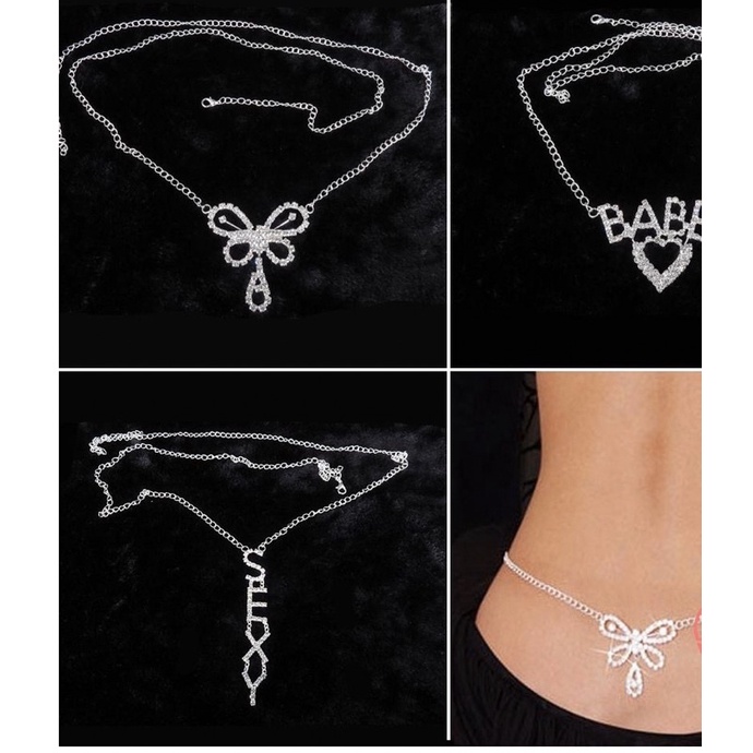 Dây đeo Eo Mảnh diện cùng bikini hoặc outfit đi Rave đi biển