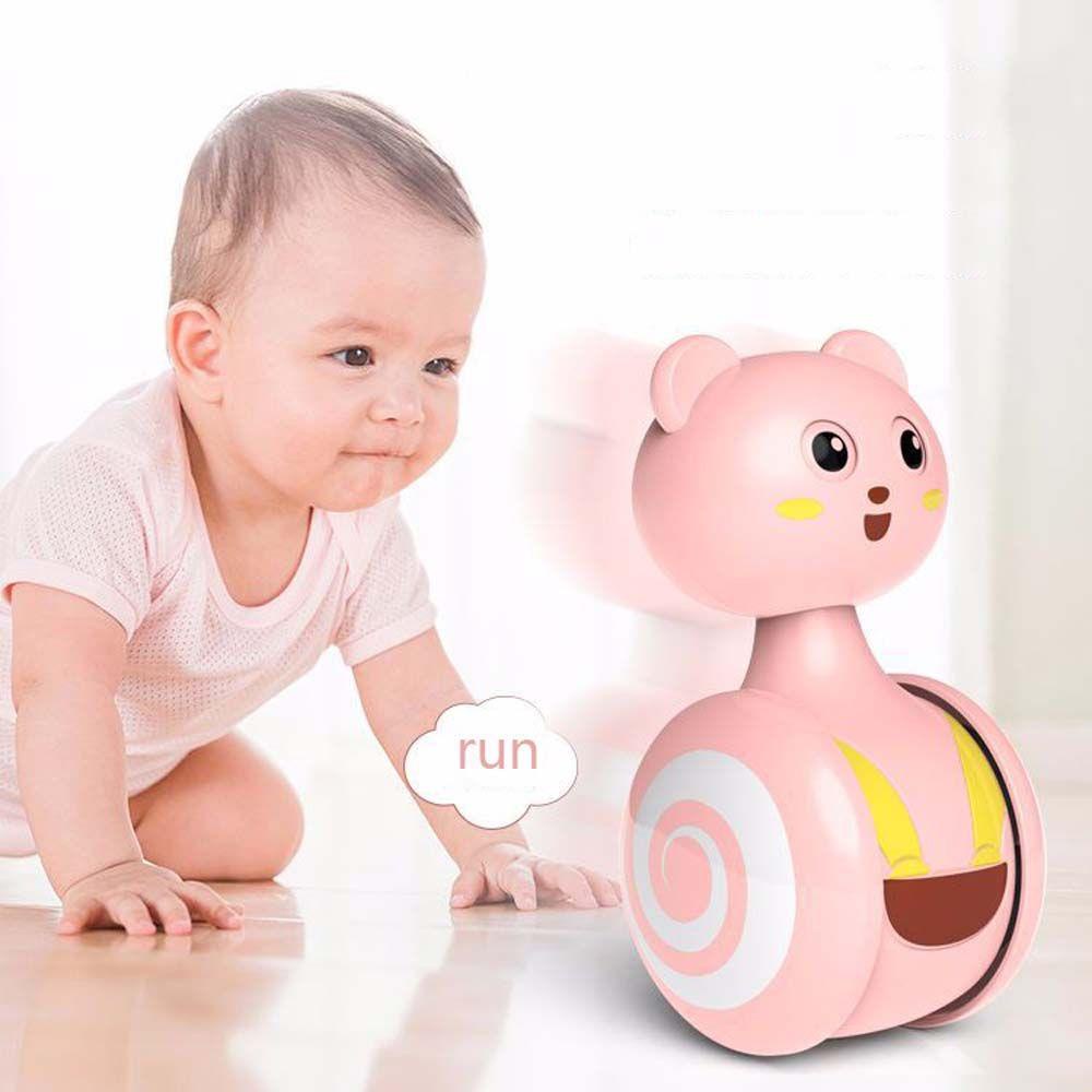 Đồ Chơi Lật Đật Có Chuông Màu Ngà Cho Trẻ Sơ Sinh