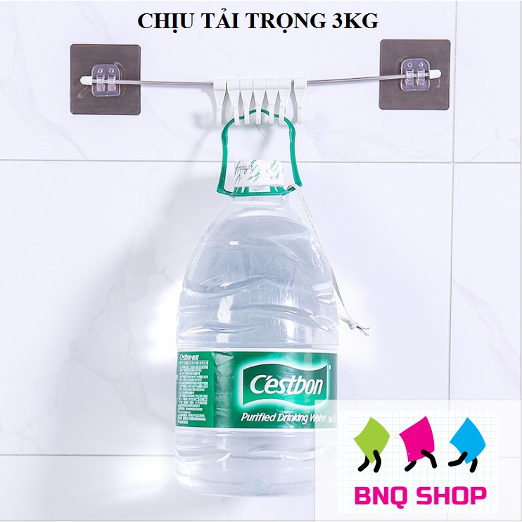 Thanh treo đồ inox chịu lực dán tường, tủ quần áo, nhà bếp - GD263-MTSC-ThanhINOX