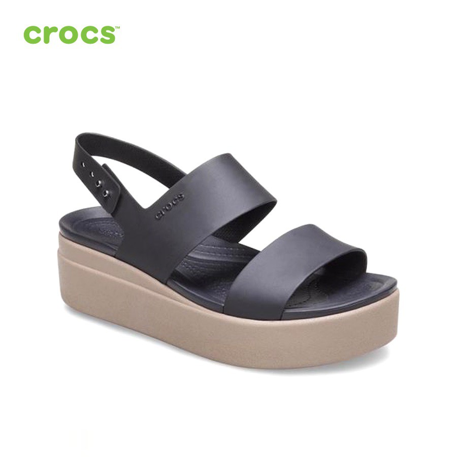 Dép sandal đế xuồng nữ CROCS Brooklyn 206453-07H