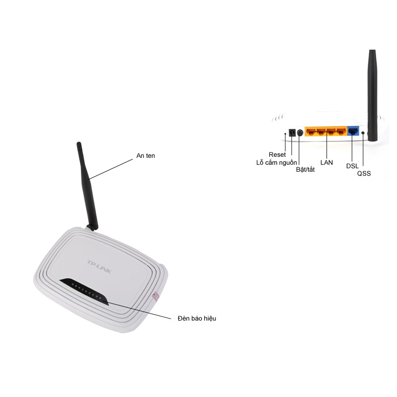 Bộ phát wifi 1 râu TPLink 740N và 2 râu 841N - Bảo hành 01 tháng