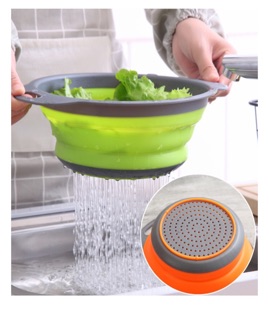 Bộ 2 rổ xếp gọn cao cấp tiện dụng