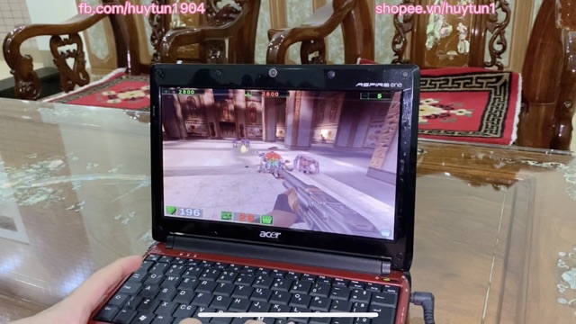 Laptop Acer N214 chơi full game pin 2h