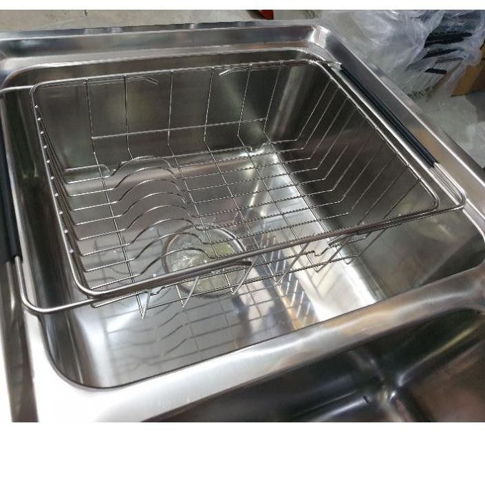 Rổ Ráo Nước Bằng Thép Không Gỉ Cho Bồn Rửa Chén | BigBuy360 - bigbuy360.vn