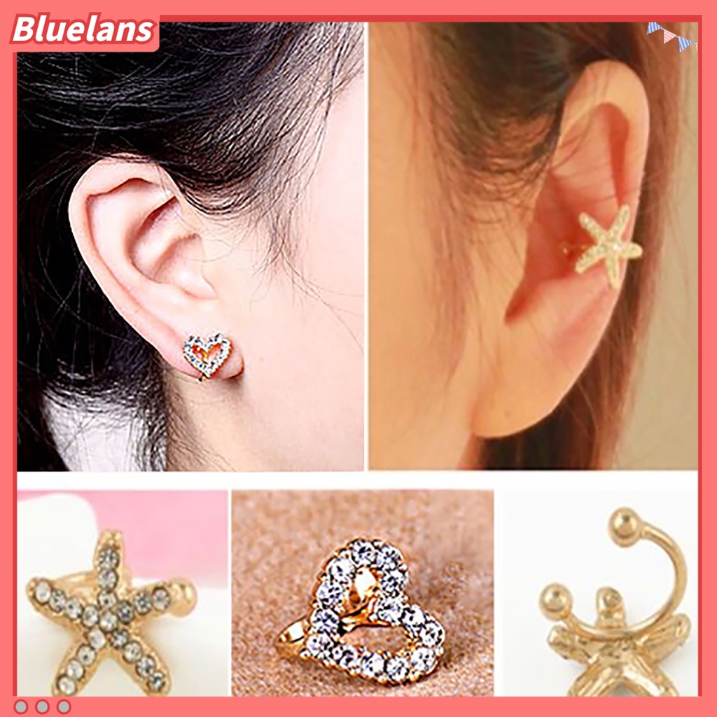 Một chiếc khuyên tai hình sao biển đính đá thời trang cho nữ