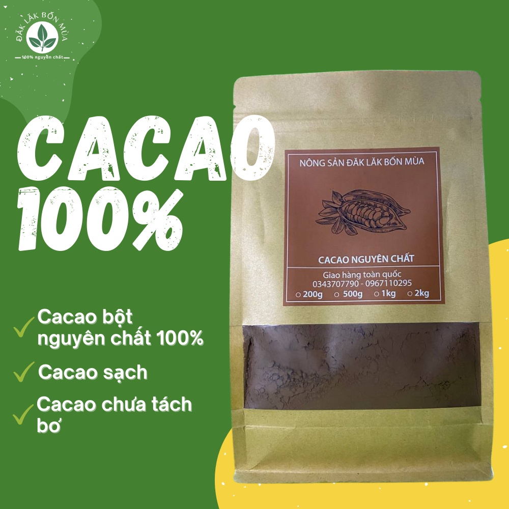 Cacao bột nguyên chất 100%