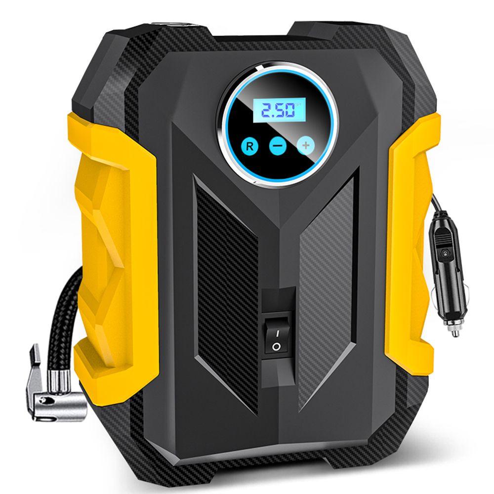 Máy Bơm Lốp Xe Hơi Có Đèn LED 150 PSI Chuyên Dụng Cao Cấp
