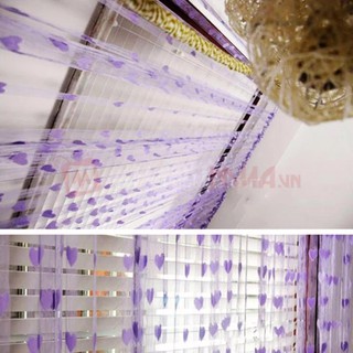 Rèm cửa hình trái tim