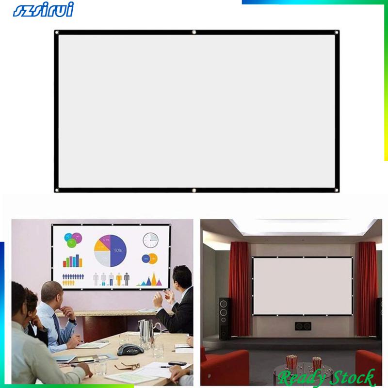 Màn Hình Máy Chiếu 60inch Tiện Dụng Cho Gia Đình / Văn Phòng