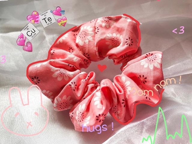 🌷SCRUNCHIES BUỘC TÓC HOA CÚC 🌼