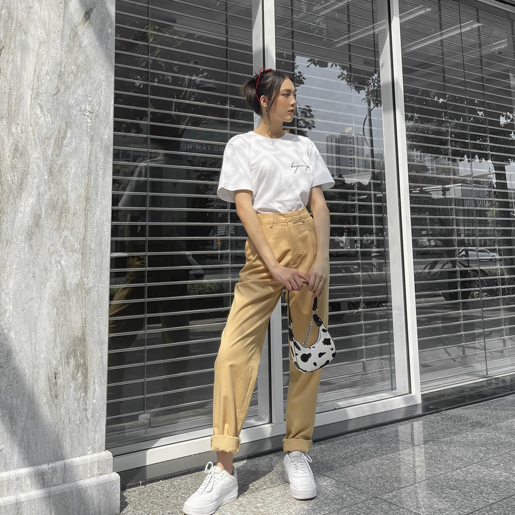 TATICHU - Quần tây xếp ly form rộng - Tapered Pant