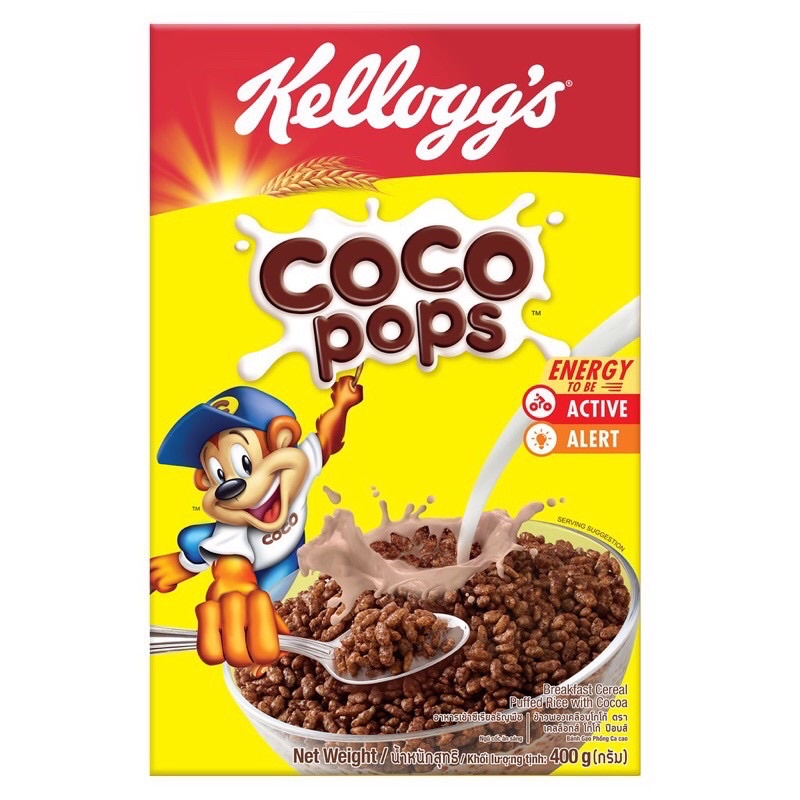Ngũ cốc ăn sáng Kellogg's Coco Pops 350g