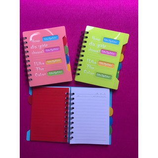 Sổ lò xo có phân trang khổ a6 kích thước 10x15cm 250 trang