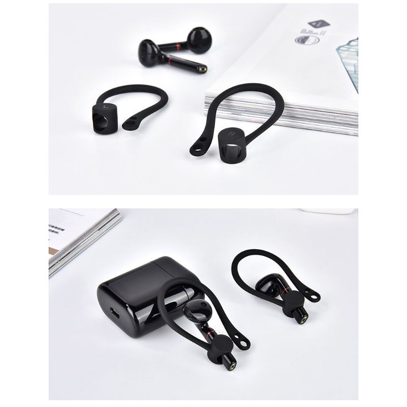 Vỏ silicone móc vành tai bảo vệ tai nghe Huawei Flypods/ Flypods Pro/ Freebuds2/ Freebuds2 Pro