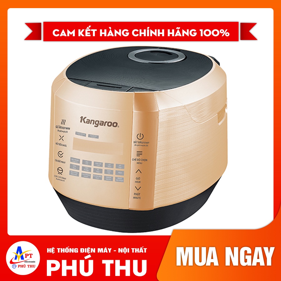 Nồi cơm điện tử 1.5L gold Kangaroo KG596 /1.5L/ BẢO HÀNH 12 THÁNG