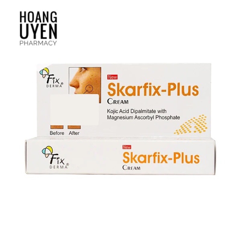 Skarfix Plus Cream 15gr - Kem dưỡng sáng da, mờ thâm nám Fixderma