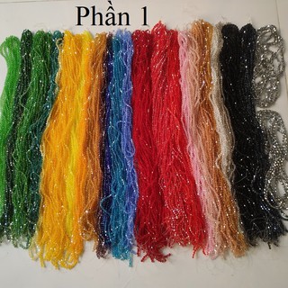 1 dây hạt pha lê thoi 4mm khoảng 100 hạt (Phần 1/2) - Nguyên liệu handmade, trang trí