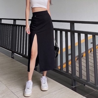 Chân váy dài xẻ tà tôn dáng sexy