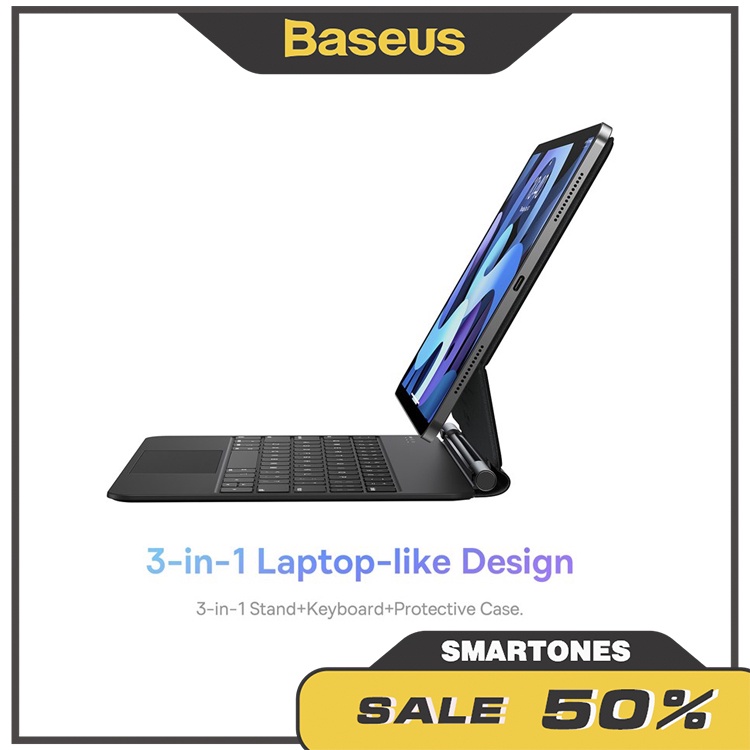 Bàn phím Baseus  Brilliance Original Bluetooth 5.2, trackpad đa điểm cho iPad Pro 11'' 2018/2020/2021 Air /