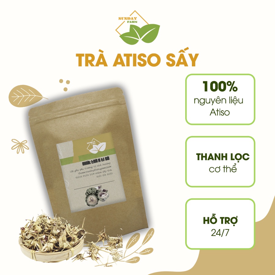 TRÀ ATISO sấy khô, nguyên chất từ Đà Lạt