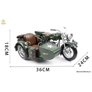 Mô Hình Xe Sidecar Quân Đội