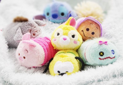 Đồ Chơi Disney Tsum Tsum Búp Bê Nhồi Bông Mini Tsum Cầm Tay Móc Khóa Hình Thú Nhồi Bông Dễ Thương