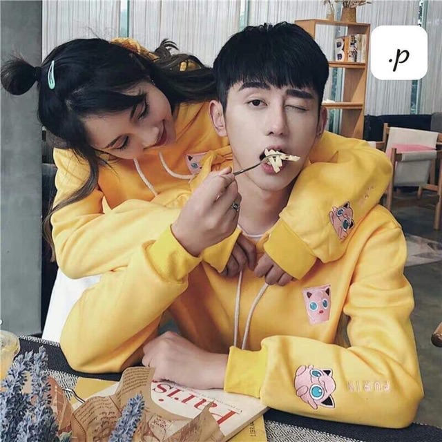 Áo hoodie đôi cute phômai que HANA80 | BigBuy360 - bigbuy360.vn