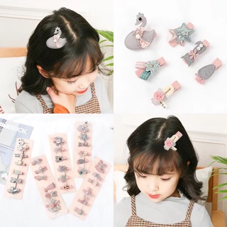 FREESHIP 99K SET KẸP TÓC CHO BÉ GÁI ( Set 6 kẹp )