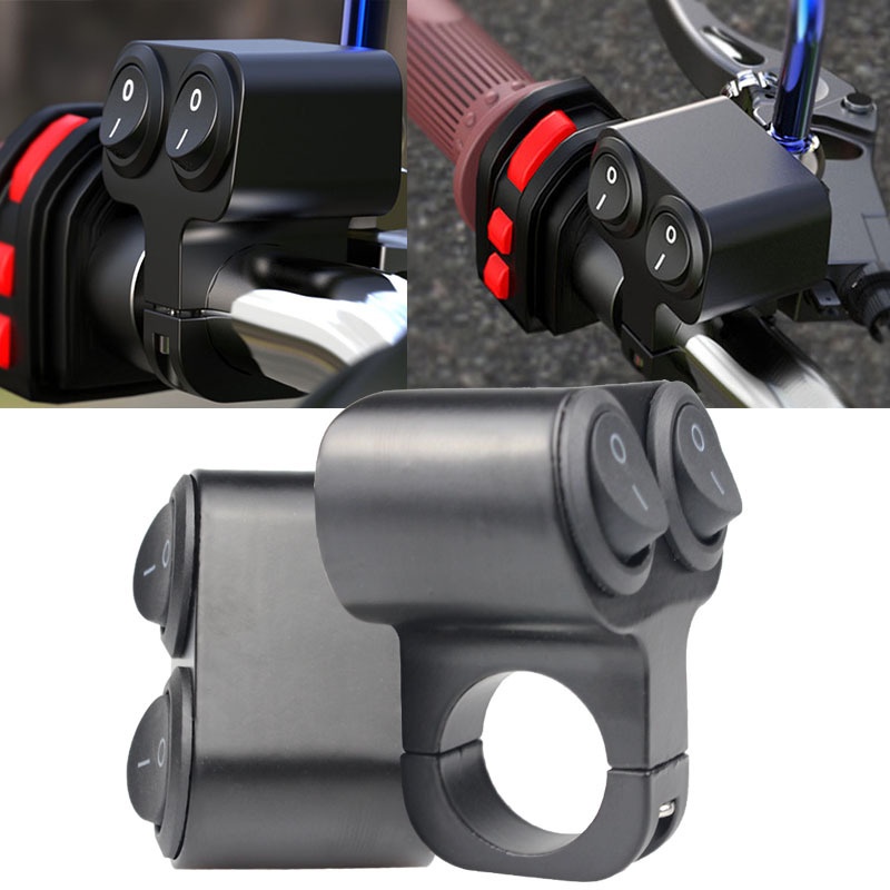 Công tắc đôi lắp ghi đông 22mm cho xe máy