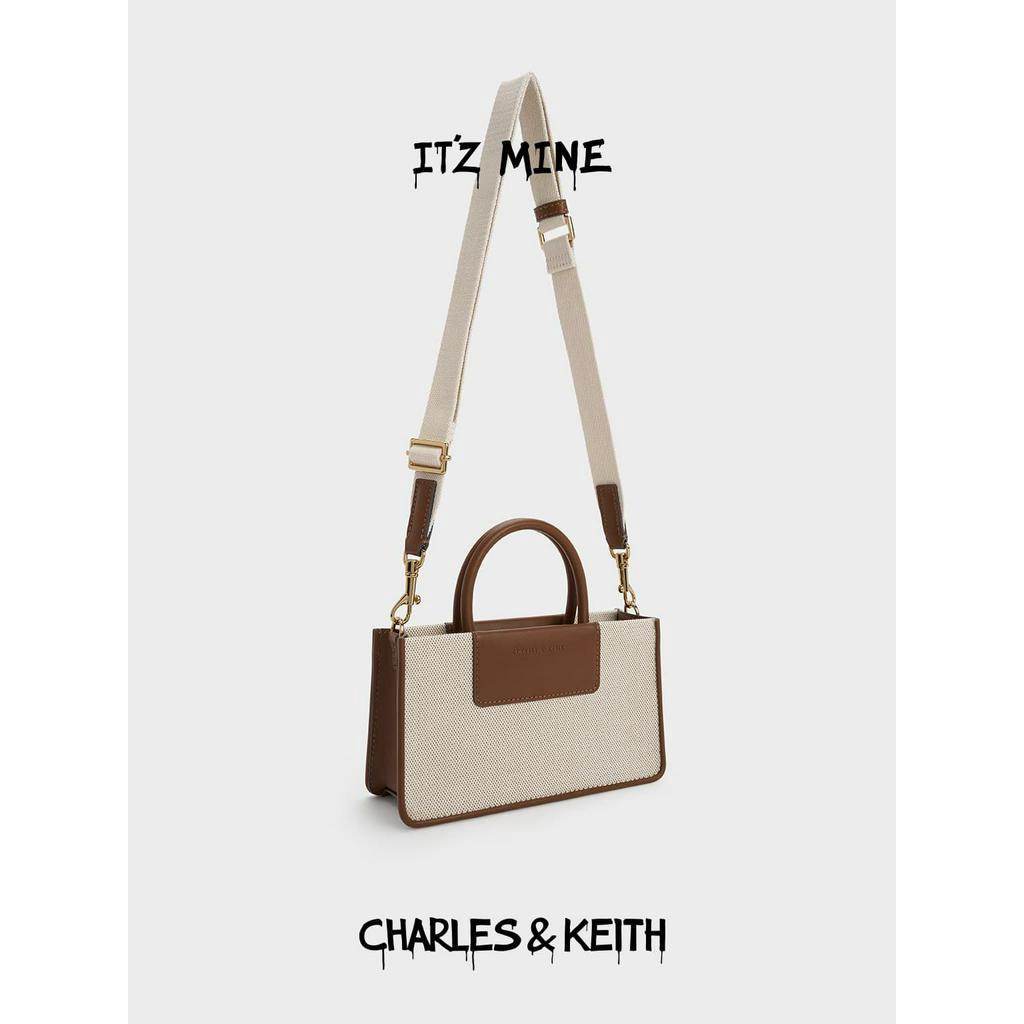 Túi Tote Canvas Mini In Họa Tiết ITZY X CHARLES & KEITH: ITZ MINE