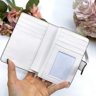 Ví Coach da thật pha canvas nhiều ngăn